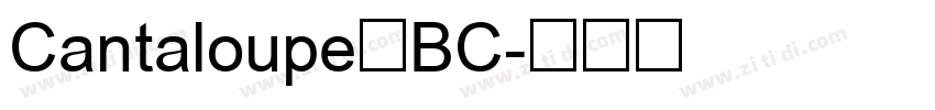 Cantaloupe BC字体转换